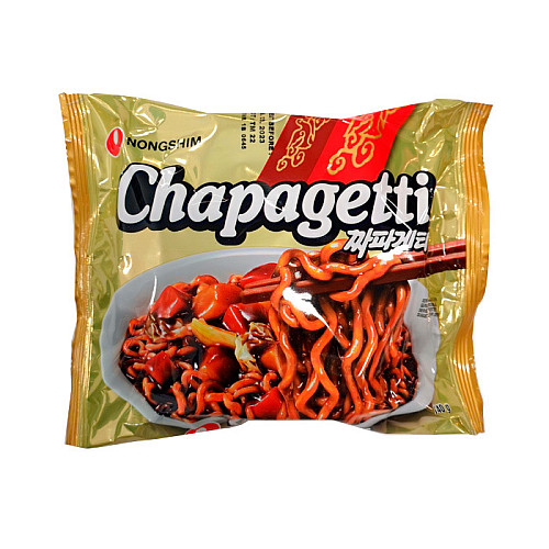 Лапша Рамен с соусом из черных бобов Chapagetti Nongshim 140г (17445)