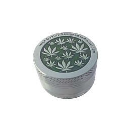 Гриндер для измельчения табака Амстердам HL-243 High Quality Designed Silver Green (10905-hbr)