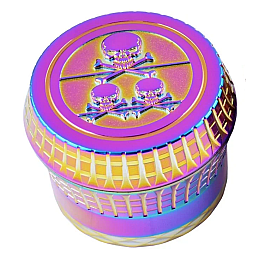 Гриндер для измельчения табака Хамеллион ASHTRAY HL-204 Черепа Rainbow (do342-hbr)