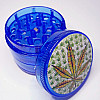 Гріндер для подрібнення тютюну ASHTRAY HL-176 Конопля Blue (10854-hbr)