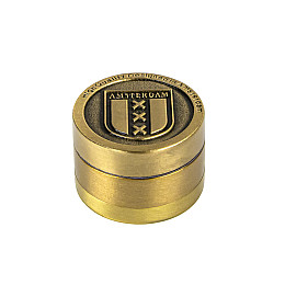 Гріндер для подрібнення тютюну ASHTRAY HL-246 Високоякісний Дизайн Золотий (10927-hbr)