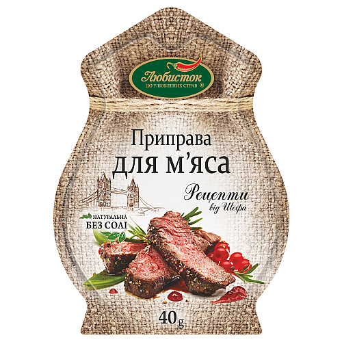 Приправа к мясу "Рецепты от шефа" Любисток 40 г