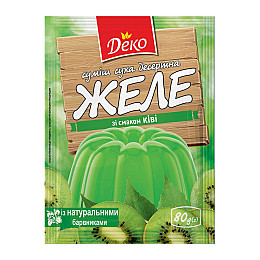 Желе со вкусом киви Деко 80 г