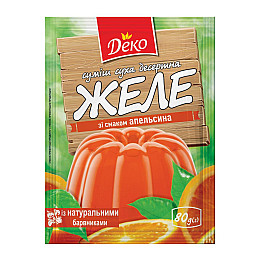 Желе со вкусом апельсина Деко 80 г