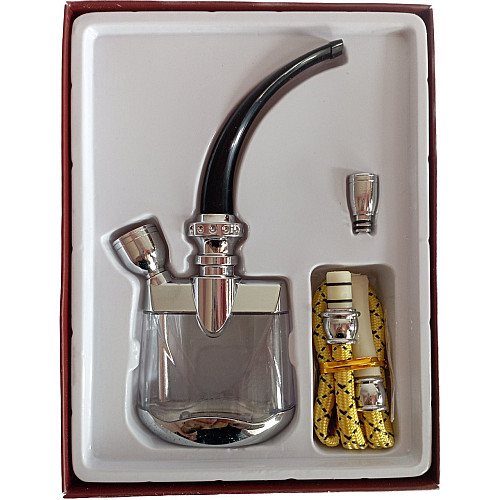 Походний міні Кальян Hengda HD-802 №158-808 Silver (12245-hbr)