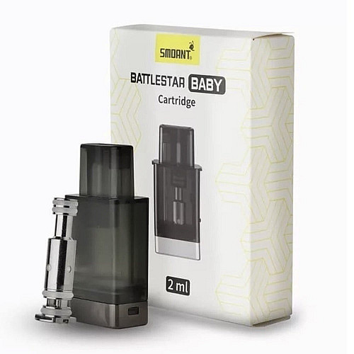 Картридж Smoant Battlestar Baby 2ml Coil з двома випарниками (12397-hbr)