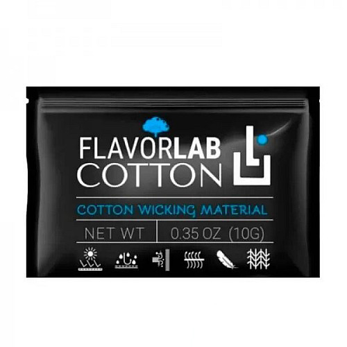 Вата для электронных сигарет Flavorlab Cotton 10 полосок (10968-hbr)