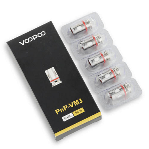 Испаритель VOOPOO PnP Mesh VM3 Coil 0.45 Ом (10224-hbr)