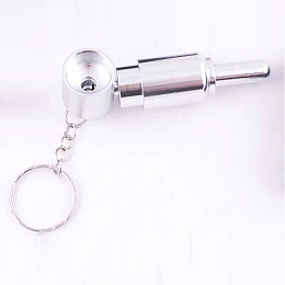 Трубка курильна металева Changfeng HL-225 Silver (15652-hbr)
