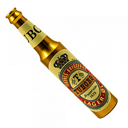 Трубка курильна алюмінієва Changfeng HL-241 Бутилка пива Gold (15650-hbr)