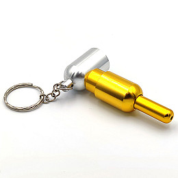 Трубка курительная металлическая Пилюля Changfeng HL-195 Silver Gold (15653-hbr)