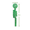 Трубка курительная стеклянная с охлаждением DK Спираль DK-8569A Green (15673-hbr)