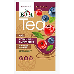 Джем чай Eva Фруктово-Ягодный Черника и Смородина 12 шт