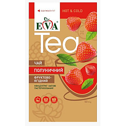 Джем чай Eva Фруктово-Ягодный Клубника 12 шт