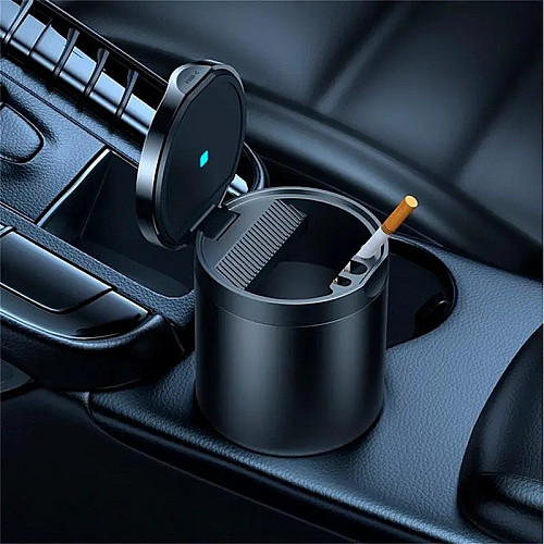 <p>Пепельниця для автомобіля з підсвіткою BASEUS C20464700111-00 Black</p>