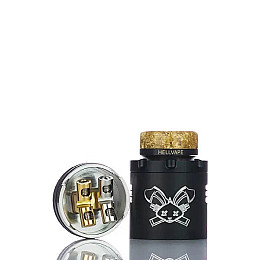 Бак дрипка Hellvape Dead Rabbit 3 RDA 24 мм Матовий Чорний (15861-hbr)