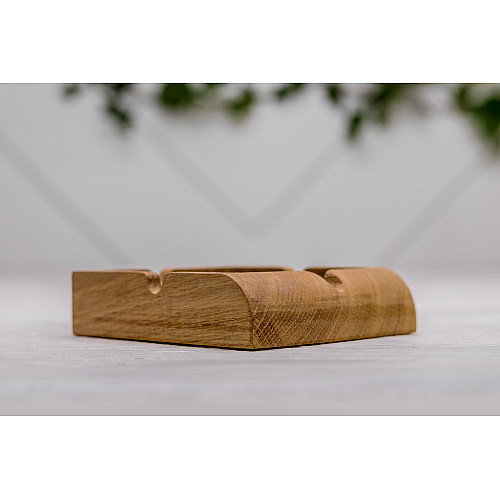 Деревянная пепельница из дуба "Квадрат" ecoWalnut