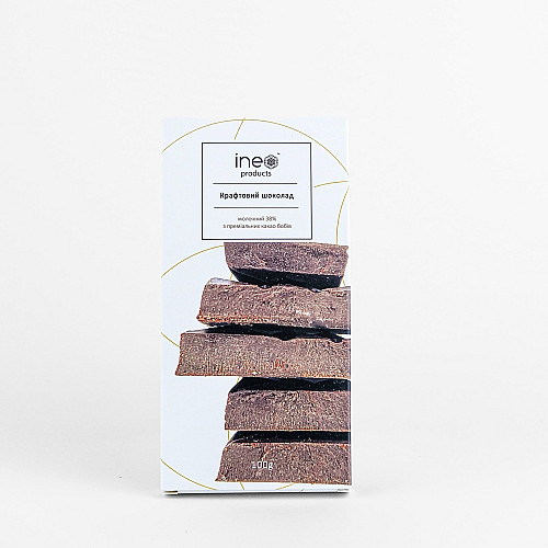 Молочний шоколад Ineo products 38% 100 г (4820221290204)