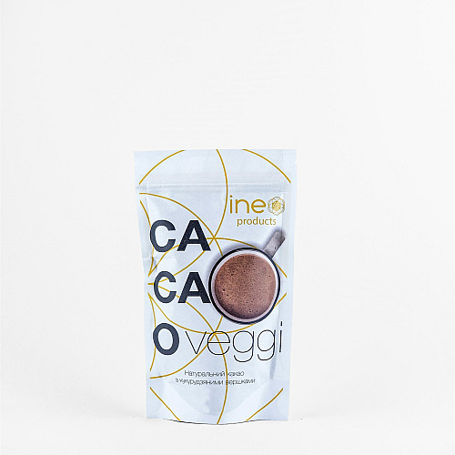 Натуральний какао без цукру Ineo products Cacao Veggi 200 г (hub_leh26h)