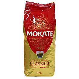 Кофе в зёрнах Mokate Classico 1 кг 8 штук