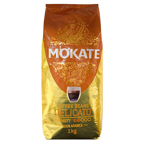Кава в зернах Mokate Delicato 1 кг 8 штук