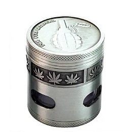 Гриндер для измельчения табака Changfeng D&K Гранаты DK-5081-X4 Silver 3 (15708-hbr)