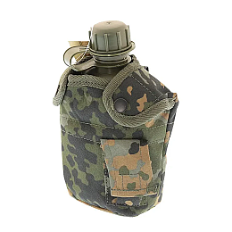 Фляга армейская с подстаканником и чехлом Mil-Tec 0.946 л Флектарн 14506021