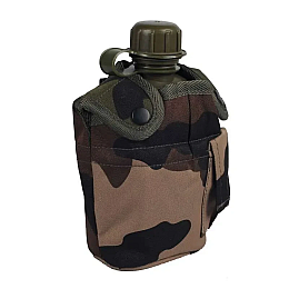 Фляга армейская с подстаканником и чехлом Mil-Tec CCE -14506024 0.946 л Камуфляж
