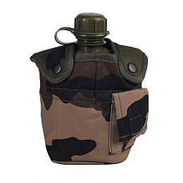 Фляга армейская с подстаканником и чехлом Mil-Tec CCE -14506024 0.946 л Камуфляж