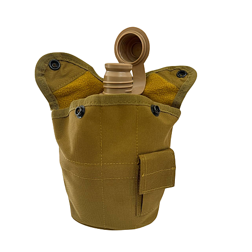 Фляга тактическая с чехлом Solve NATO 1 л Койот KT6003905