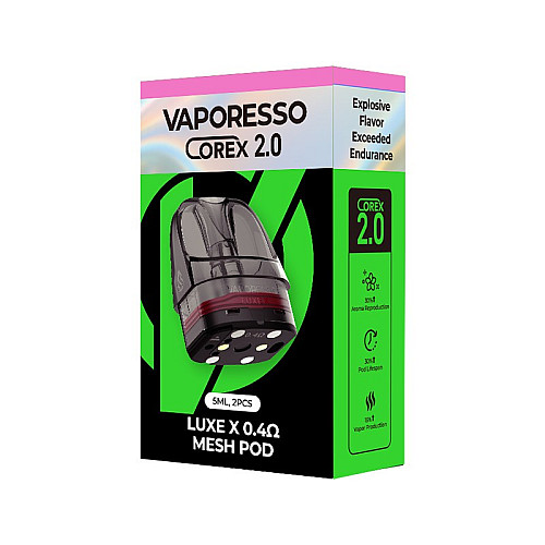 Картридж Vaporesso LUXE X Corex 2.0 5 мл Coil Mesh - 0.4 Ом (16860-hbr)