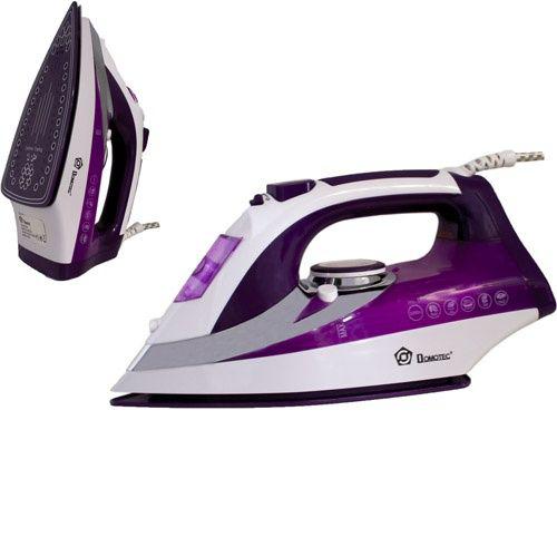 Утюг Domotec MS 2201 2200W керамическая подошва Бело-фиолетовый (006982)