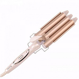 Тройна плойка Gemei GM 1988 Оригінальний Золотистий (SMT100383133)