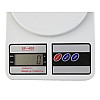Электронные кухонные весы RIAS SF- 400 с LCD-дисплеем 10 кг White (3sm_523460064)