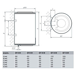 Водонагреватель Gorenje GBF 50 SMV9 (GBF 50) (6226311)