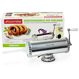 Шприц ковбасний Kamille горизонтальний на 2,5 кг