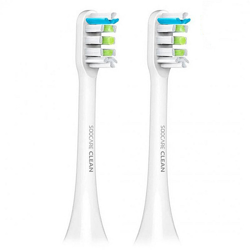 Насадка для зубной щетки Xiaomi SOOCAS X1/X3/X5 BH01W (Белые, 2 шт)