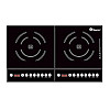 Индукционная электроплита Domotec MS-5862, 2 конфорки, черная