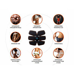 Міостимулятор Body mobile gym W-27 тренажер для м'язів Black (kz112-hbr)