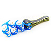 Массажер-лента роликовый PANGAO Rope White Blue (kz156-hbr)