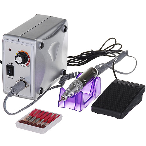 Фрезер SalonHome T-OSZS701 для манікюру та педикюру Silver Set-ZS701 45000 обертів