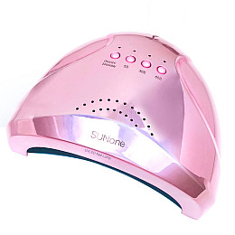Лампа SUN T-SO32550 для сушіння гель лаку 48W Рожева дзеркальна