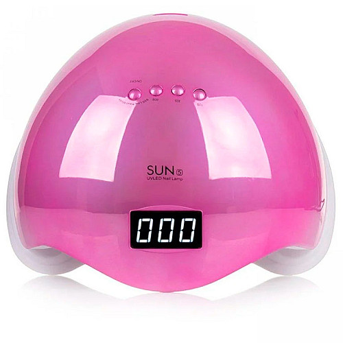 Лампа SUN T-SO32552 для сушки гель лаку Sun5 48W Mirror Pink