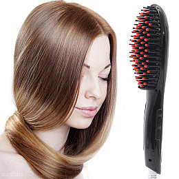 Расческа для выпрямлення волосся Fast hair HQT-906