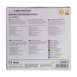 Веси підлогові електронні Esperanza Zumba EBS005