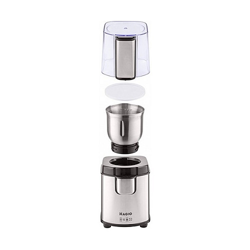 Кофемолка електрична Magio MG-208 200 Вт Нержавіюча сталь