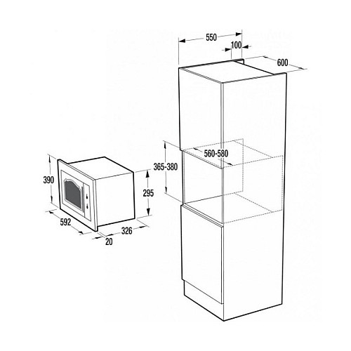 Микроволновка с грилем Gorenje BM235CLB
