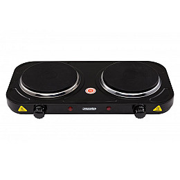 Настільна електрична плита на 2 конфорки Mesko MS 6509 Black