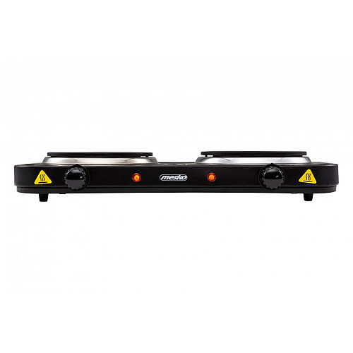 Настольная плита электрическая на 2 конфорки Mesko MS 6509 Black