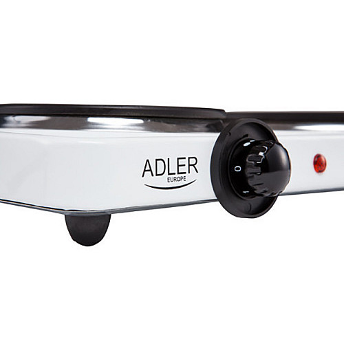 Електроплита настільна Adler AD 6504 двоконфорочна